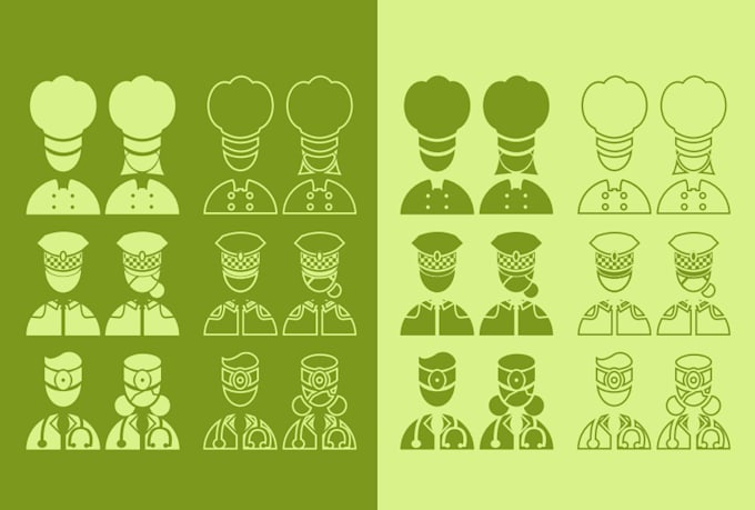 create custom icon designs for your presentation, website or app